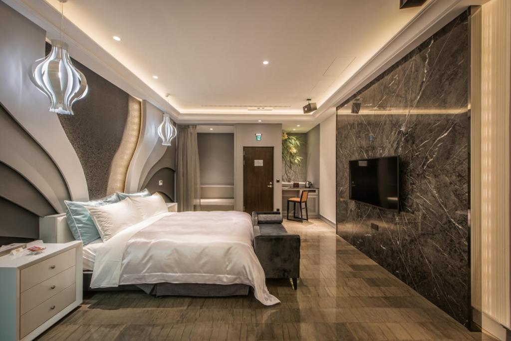 يوان لين Green Palm Motel المظهر الخارجي الصورة